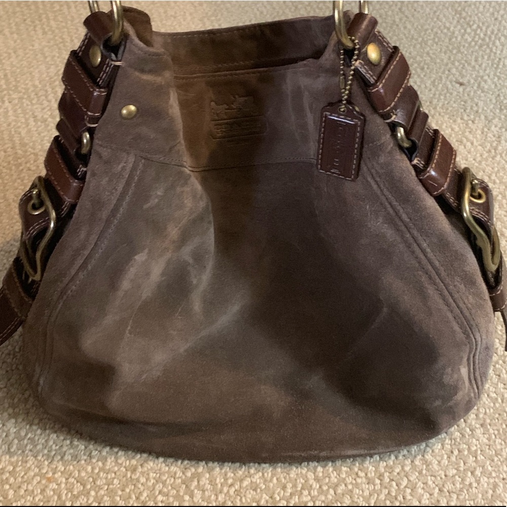 Chocolate coach purse